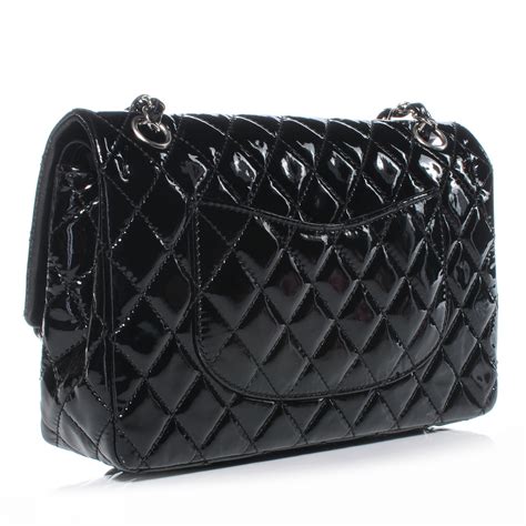 chanel patent medium flap|best chanel flap.